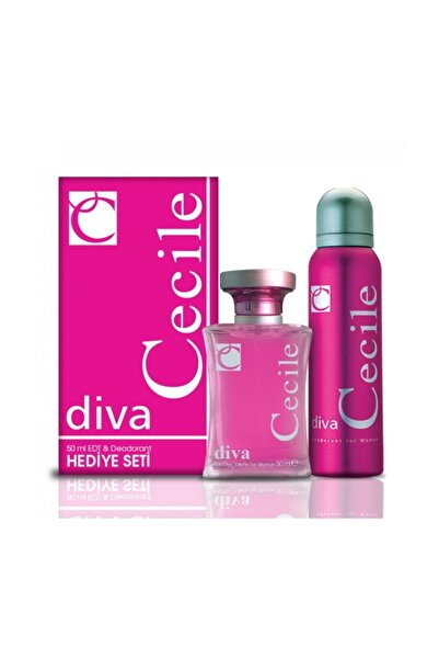 Cecile 50 Ml Diva Edt + 150 Ml Diva Deo Kofre