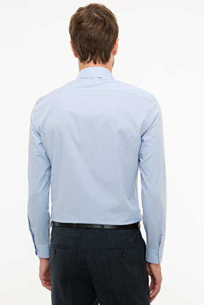 Pierre Cardin Erkek Açık Mavi Slim Fit Basic Gömlek G021GL004.000.841875