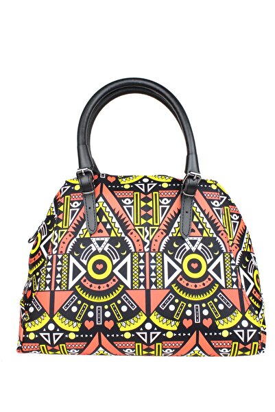 Housebags Žuta prugasta ženska torba za rame 946