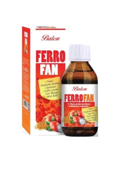 Balen Ferro Fan Demir Ve Çinko Içeren Sıvı Takviye Gıda 150 ml