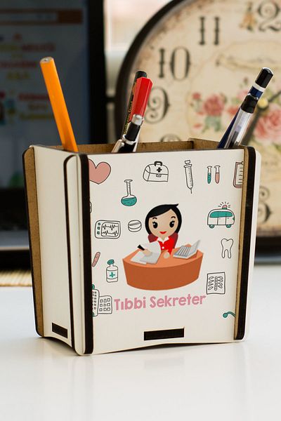 Hediyelen Medical Secretary Pen Holder