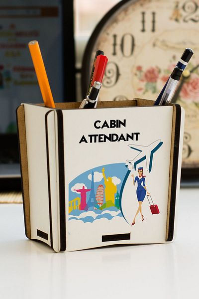 Hediyelen Cabin Pendant Pen Holder