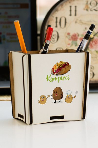 Hediyelen Baked Pothook Pen Holder