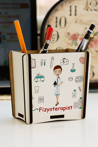 Hediyelen Physiotherapist Pen Holder