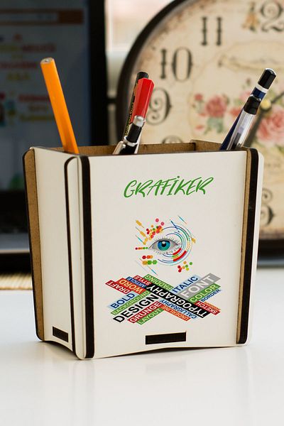 Hediyelen Graphic Pen Holder