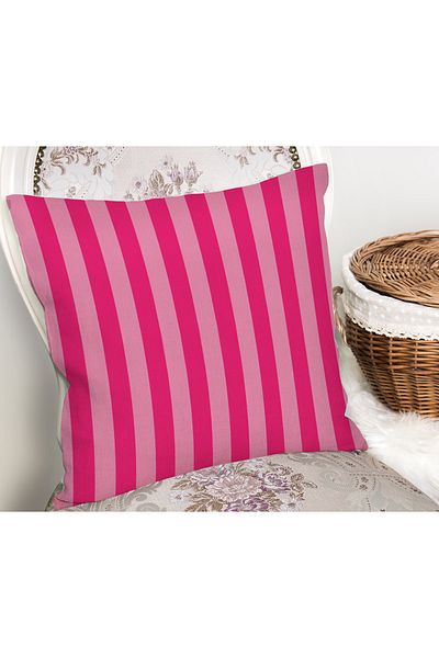 Realhomes Husă de pernă Victoria Pink Design modern imprimată digital
