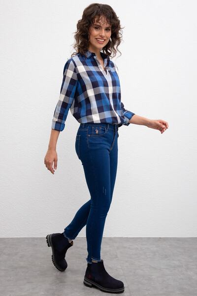U.S. Polo Assn. Mavi Kadın Denim Pantolon