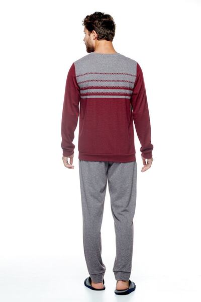 Relax Mode Erkek Gri Pijama-10033