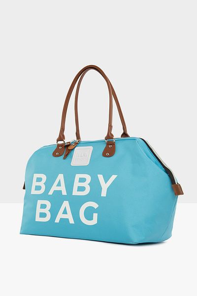 Bagmori Blue Baby Bag Printed Baby Care Bag M000002169