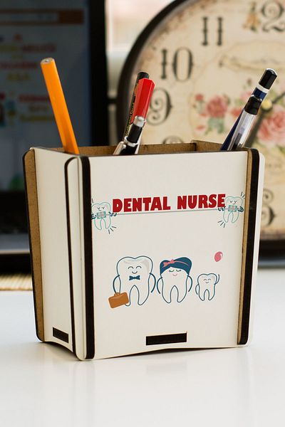 Hediyelen Dental Nurse Pen Holder