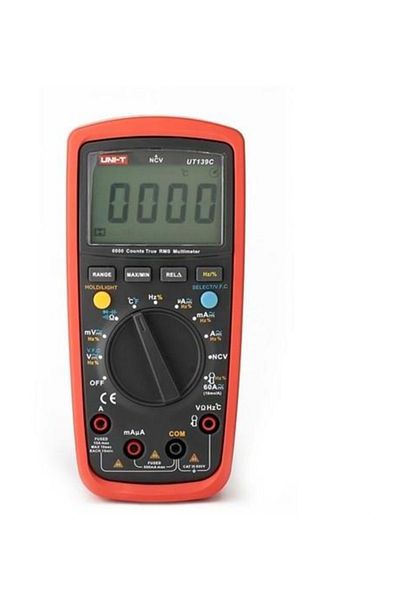 Unit Ut139c مقياس رقمي متعدد التيار المتردد الحقيقي (RMS) AC-dc