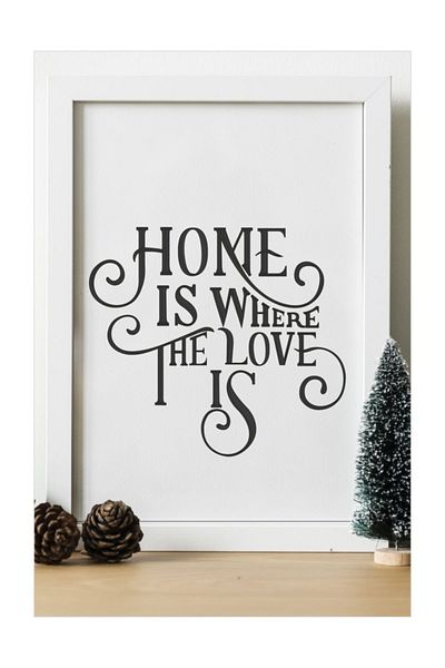 IKEA Home Is Where the Love Is Wooden 24X33 cm Design Frame