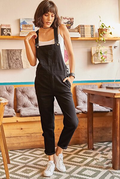 Olalook Overalls - Black - Fitted