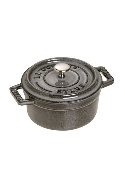 STAUB La Cocotte Mini Cast Pot Graphite Gray 10cm- 405001060