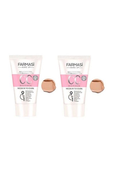 Farmasi 2 Pieces 50 ml Medium to Dark Cream