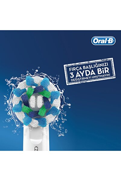 Oral-B Diş Fırçası Yedek Başlığı Cross Action Siyah 8 Adet