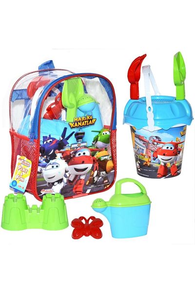 DEDE 03501 Great Wings Picture Backpack Beach Set