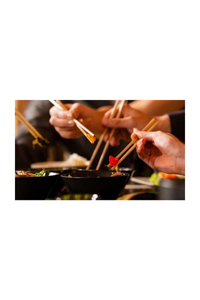 Woody Bamboo Wooden Chopsticks - Bamboo Chopsticks - 5 Pairs