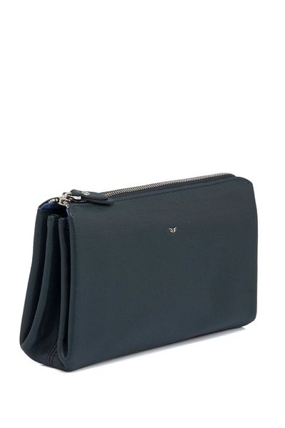 Tergan Δερμάτινη τσάντα Portfolio Navy Blue -21239X86