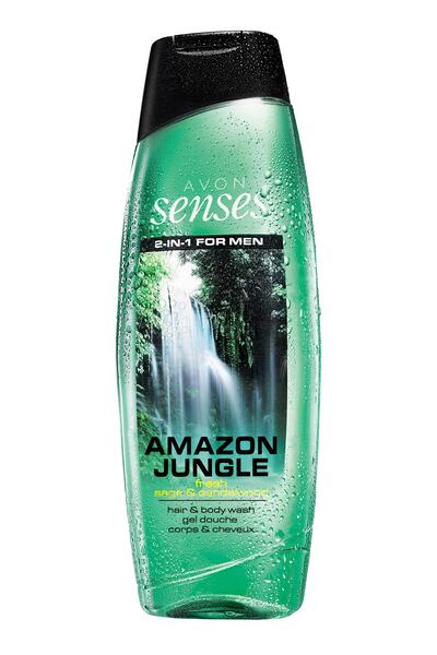 AVON Senses Erkekler İçin Amazon Jungle Saç ve Vücut Şampuanı - 500ml