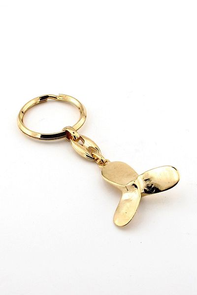 Solfera Unisex Yellow Color Propeller Sailor Metal Keychain Kc560