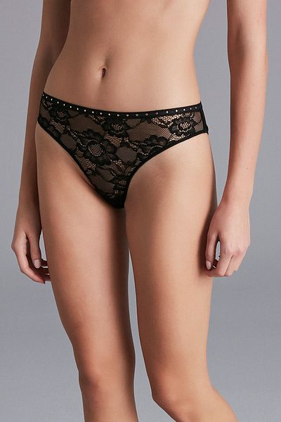 Penti Women's Black Crash Slip Panties