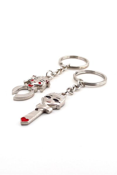 Solfera Unisex Girl Child Double Metal Keychain Kc591