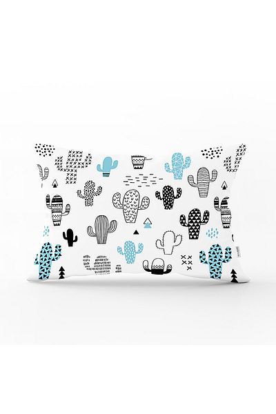 Realhomes Față de pernă dreptunghiulară cu buline Desert Plant 45 x 65 cm