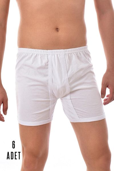 Seher Ανδρικό λευκό 6 τεμαχίων Seher Argentina Boxer 0006
