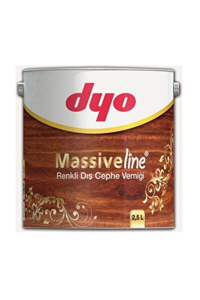 Dyo Şeffaf Massiveline Renkli Dış Cephe Verniği 2,5 lt