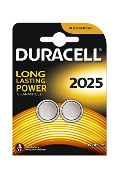 Duracell Lithium Pil 2'li 2025 3v Dl2025/cr2025 5000394803909