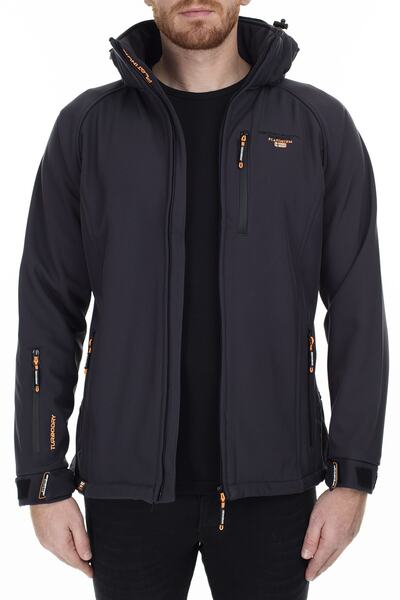 Norway Geographical Ανδρικό παλτό σε σκούρο γκρι TABOO