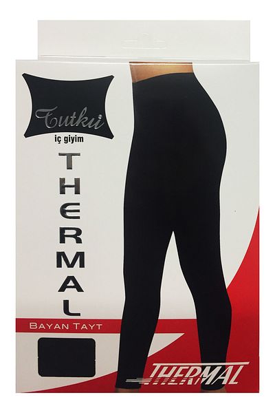 Tutku Μαύρο Tkd Thermal Γυναικείο Καλσόν