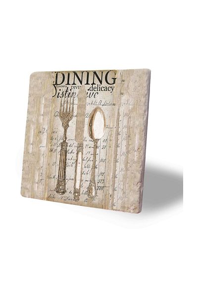Oscar Stone Decor Ecru Natural Stone Trivet