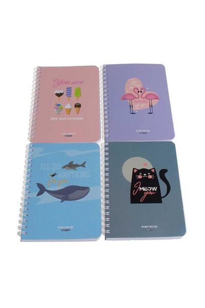 Gıpta Post-Book A6 Spiral 80 Sheets Notebook 36 Pieces