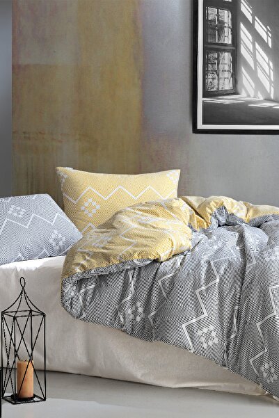 Marie Claire Двоспальний комплект постільної білизни Riga 100% бавовна сірий