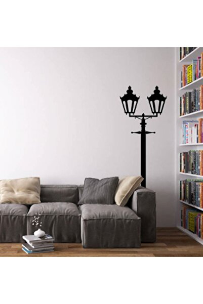 Sticker Sepetim Dekoratif Sokak Lambası Sticker