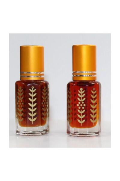 RoseRoi Amber+misk Kokusu Özel Esans Koku 2 Li Özel Paket 6 cc