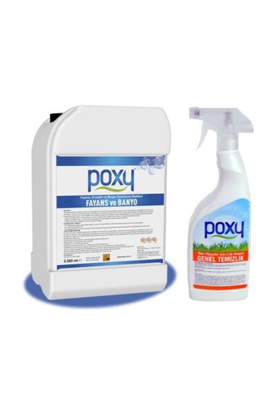 Poxy Fayans Banyo 5 Kg Genel Temizlik 1 Kg