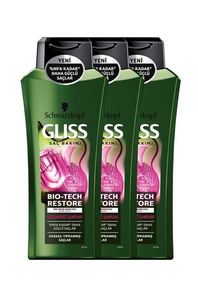 Gliss Bio-Tech Strengthening Shampoo - 360 ml