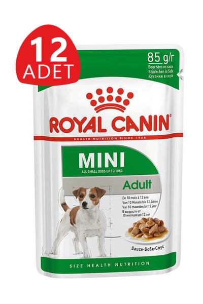 Royal Canin Mini Adult Küçük Irk Pouch Konserve 85 Gr 12 Adet