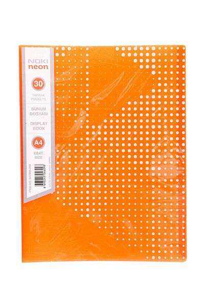Noki Neon Series Orange 30 Pack Presentation Folder 64130n-040