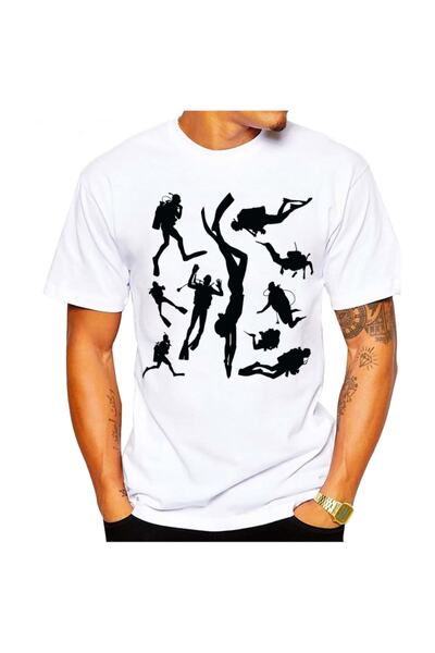 SCUBAPROMO Diver World Men's Diving T-Shirt