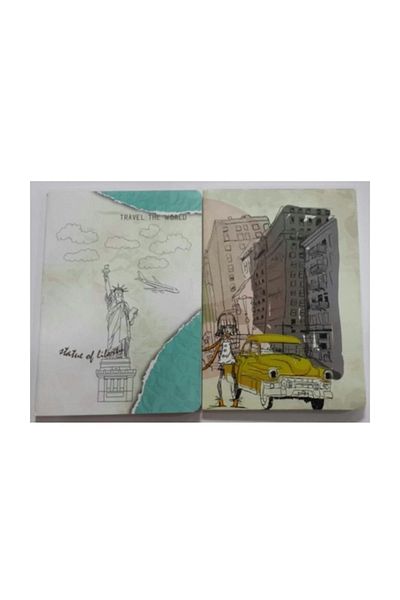 Liz Tda6l Custom Printed - Lined Notepad, 14.5x10.5, 40p.Cardboard Cover