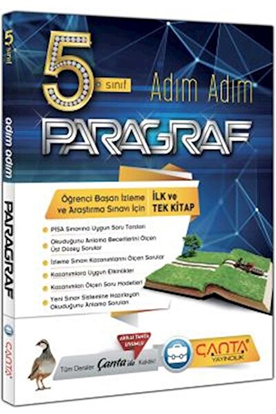 Çanta Yayınları Çanta Yayınları 5.sınıf Paragraf Adım Adım Soru Bankası 2021