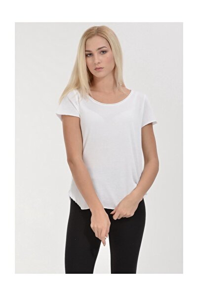 Cotton Candy М'яка трикотажна футболка з короткими рукавами - біла