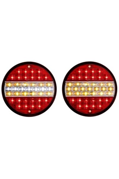 ÇERAY Hamburger Tip Ledli Stop Lamba 24 Volt 4 Modlu 6 Adet