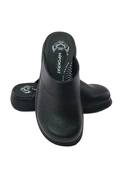 Hipokrat Μαύρες παντόφλες Sabo