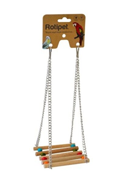 Rotipet لعبة الطيور المتأرجحة على الجسر