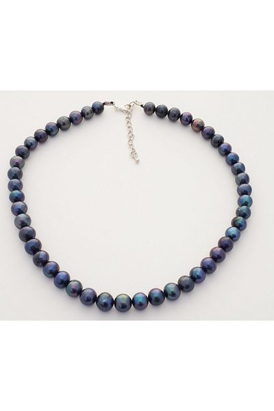 Stoneage Natural Stone Black Pearl Necklace F00786
